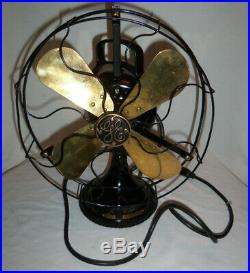 Antique Restored GE GENERAL ELECTRIC Fan 16 TALL