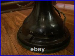 Antique Robbins And Myers 12 Brass Blade Table Fan Model 11530 Restored