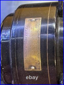 Antique Robbins & Myers 3854-C 16in Brass Blade 3-Speed Oscillating Fan