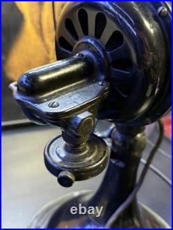 Antique Robbins & Myers 3854-C 16in Brass Blade 3-Speed Oscillating Fan
