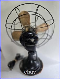 Antique Robbins & Myers Inc No. 1204 SERIAL M12858 Oscillates Brass Blades WORKS