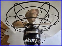 Antique Robbins & Myers Inc No. 1204 SERIAL M12858 Oscillates Brass Blades WORKS