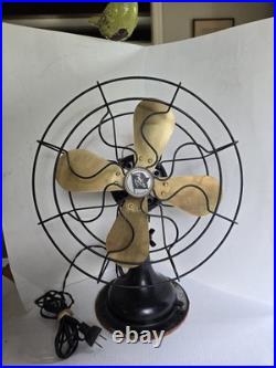 Antique Robbins & Myers Inc No. 1204 SERIAL M12858 Oscillates Brass Blades WORKS