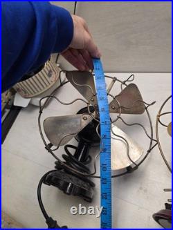 Antique SIEMENS Solid Metal WWII 1945 Fan Air Blower Rotary Fan Working Solid