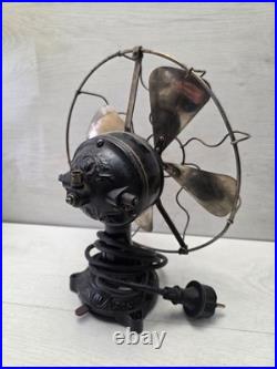 Antique SIEMENS Solid Metal WWII 1945 Fan Air Blower Rotary Fan Working Solid