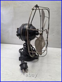 Antique SIEMENS Solid Metal WWII 1945 Fan Air Blower Rotary Fan Working Solid