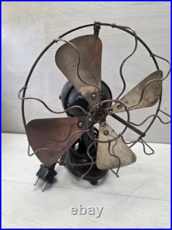 Antique SIEMENS Solid Metal WWII 1945 Fan Air Blower Rotary Fan Working Solid