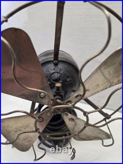 Antique SIEMENS Solid Metal WWII 1945 Fan Air Blower Rotary Fan Working Solid