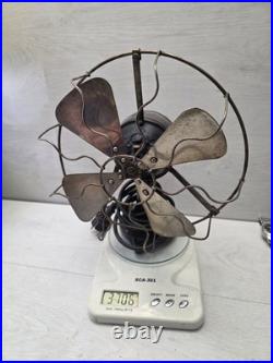 Antique SIEMENS Solid Metal WWII 1945 Fan Air Blower Rotary Fan Working Solid