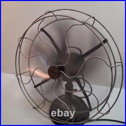 Antique SIGNAL 17 1930s Art Deco Osculating Electric Fan Model No. 1250A WORKS