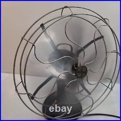 Antique SIGNAL 17 1930s Art Deco Osculating Electric Fan Model No. 1250A WORKS