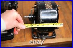 Antique Scott Alternating Electric Motor Fan Base tool pancake industrial RARE Antique Scott Alternating Electric Motor Fan Base tool pancake industrial RARE
