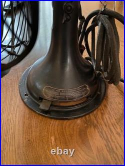 Antique Shibaura Electric Fan Vintage Showa Retro Tested Working Japan Rare