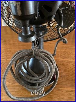 Antique Shibaura Electric Fan Vintage Showa Retro Tested Working Japan Rare