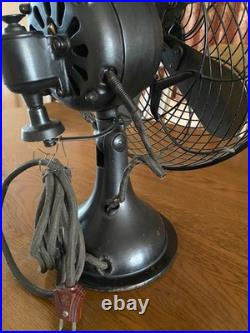 Antique Shibaura Electric Fan Vintage Showa Retro Tested Working Japan Rare