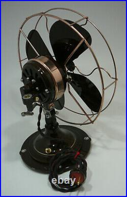 Antique Stancor 10 Oscillating Fan, ca 1935-1940, Restored, Beautiful