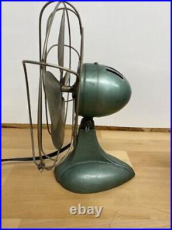 Antique Sterling Brand Desk Fan Made By Chicago Electric MFG. Company Circa 1940