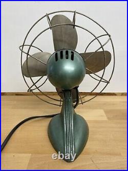 Antique Sterling Brand Desk Fan Made By Chicago Electric MFG. Company Circa 1940