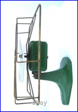 Antique Stromberg Carlson 220 Volt Art Deco 2 Blade Microphone Electric Fan RARE