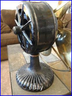 Antique Tesla Westinghouse Electric fan with Brass blades (not working)
