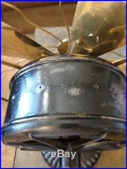Antique Tesla Westinghouse Electric fan with Brass blades (not working)