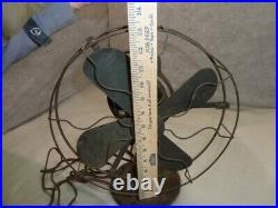 Antique VIntage GE Electric Fan, Adjustable Oscillating 1917