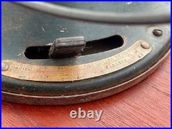Antique VTG GE General Electric 13 Fan, Green 4 Blade Fan v191372, Orig Paint