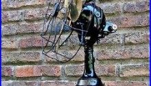 Antique Veritys Twin Levers Orbit Electric Fan England