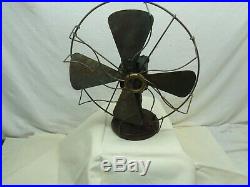 Antique Very Old Unusual Battery Fan by The Portable Battery Co