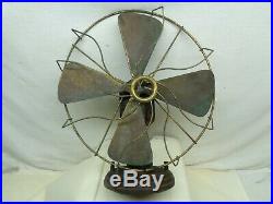 Antique Very Old Unusual Battery Fan by The Portable Battery Co