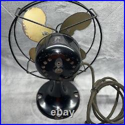 Antique Very RARE 1921 EMERSON JR 10 inch Fan / Stationary Plug/ Runs