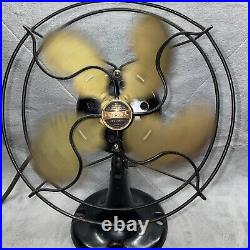 Antique Very RARE 1921 EMERSON JR 10 inch Fan / Stationary Plug/ Runs