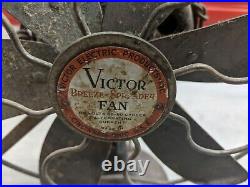 Antique Victor 12 6 blade fan