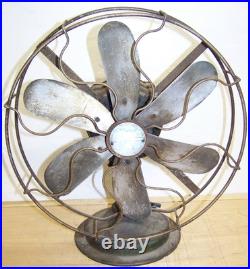Antique Victor Airplane fan 6 blade 12 Dia