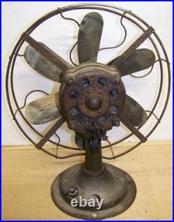 Antique Victor Airplane fan 6 blade 12 Dia