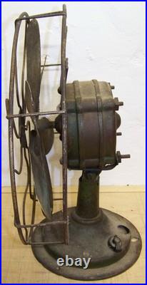 Antique Victor Airplane fan 6 blade 12 Dia