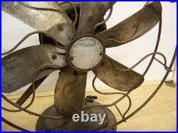 Antique Victor Airplane fan 6 blade 12 Dia