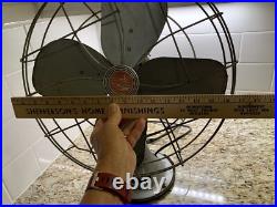 Antique Vintage 17 Emerson Fan 3 Speed, 4 blade Model 79648 SD. Working well