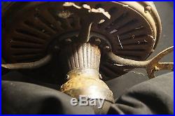 Antique Vintage 1910s 20s 110V Emerson Cast Iron Ceiling Fan Parts or Resto