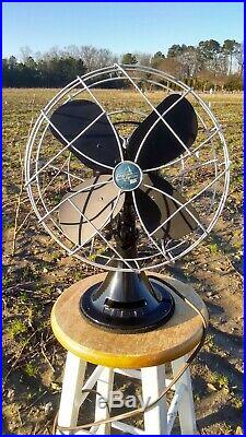 Antique Vintage 1949 Emerson Electric 79646-au oscillating fan FULLY RESTORED