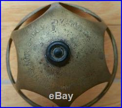 Antique Vintage 6 SOCKET 6 HOLE Benjamin Cluster Electric Fan Lamp