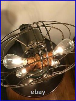 Antique Vintage Art Deco Retro Immaculate GE Vortalex Fan to Lamp Conversion