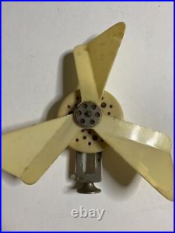 Antique Vintage Bakelite Carlo Pocket Fan With Mirror Rare 1930s WORKS GREAT