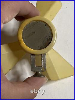 Antique Vintage Bakelite Carlo Pocket Fan With Mirror Rare 1930s WORKS GREAT