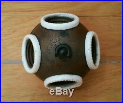 Antique Vintage Benjamin Cluster 4 HOLE SOCKET Brass Porcelain Electric Fan Lamp