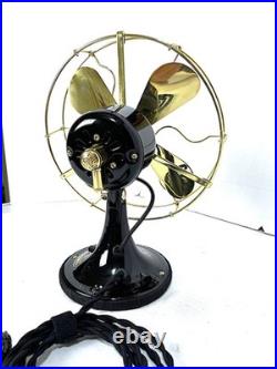 Antique Vintage Collectible electric 1920s GE 9 Whiz Fan Brass Cage Blade Antique Vintage Collectible electric 1920s GE 9 Whiz Fan Brass Cage Blade