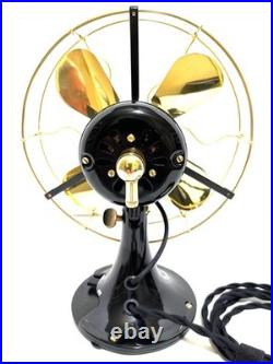 Antique Vintage Collectible electric 1920s GE 9 in Whiz CUSTOM Base & Brass Bl C