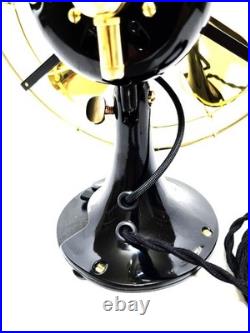 Antique Vintage Collectible electric 1920s GE 9 in Whiz CUSTOM Base & Brass Bl C
