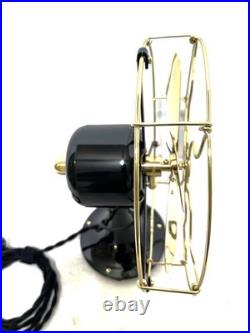 Antique Vintage Collectible electric 1920s GE 9 in Whiz CUSTOM Base & Brass Bl C