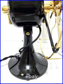 Antique Vintage Collectible electric 1920s GE 9 in Whiz CUSTOM Base & Brass Bl C